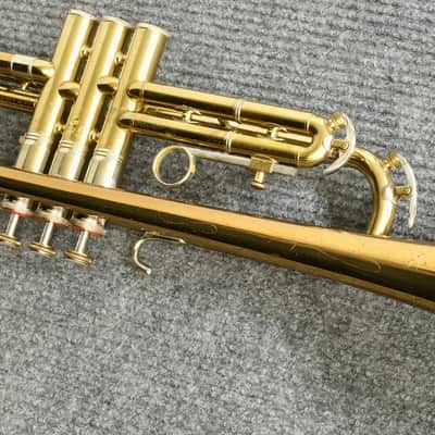 Vintage Reynolds Contempora Large Bore Bb Trumpet w 1st Valve Slide Trigger...1957 image 2