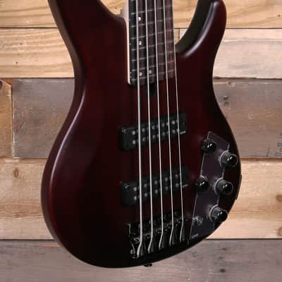 Yamaha TRBX505 5-String Bass Translucent Brown image 2