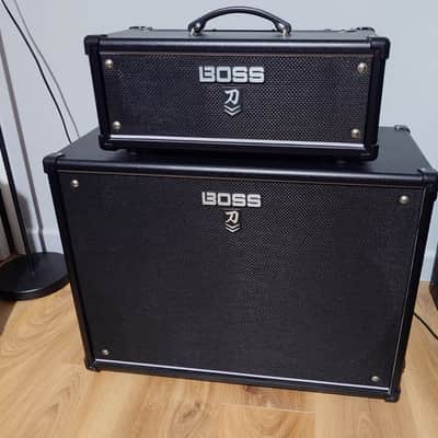 Boss Katana-Head MkII 100-Watt, 2x12 Katana Cab, GA-FC Footswitch and EHX Expression Pedal image 3