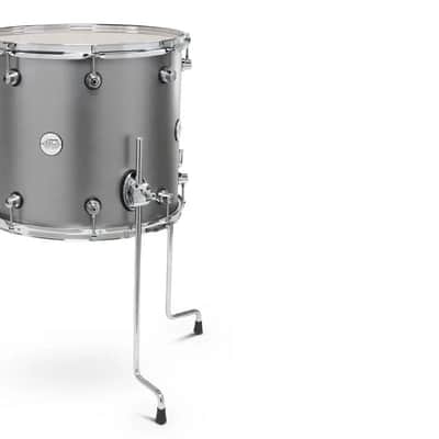 DW Limited Edition Design 3pc Drum Set 22/12/16 Titanium Satin image 8