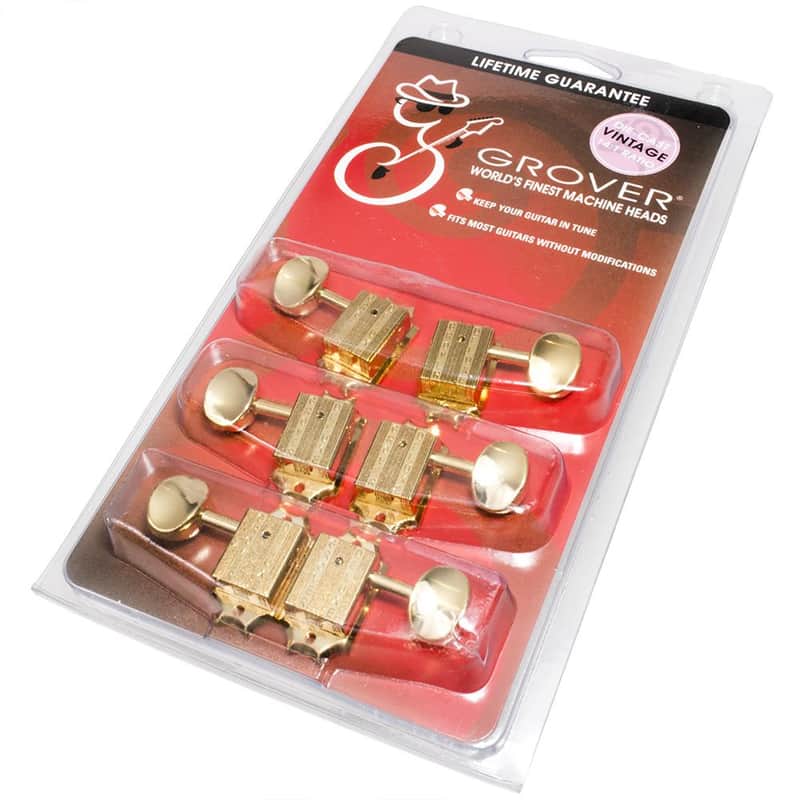 Grover 136G Vintage Deluxe 3x3 Guitar Tuning Machines image 1