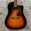 USED Epiphone Inspired By Gibson J-45 EC Aged Vintage Sunburst Gloss Acoustic Guitar