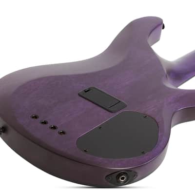 Schecter C-4 GT Bass LH Satin Trans Purple image 4