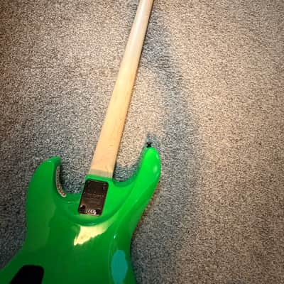 Jackson JS Series JS1X Dinky Minion with Amaranth Fretboard 2018 - 2021 - Neon Green image 3
