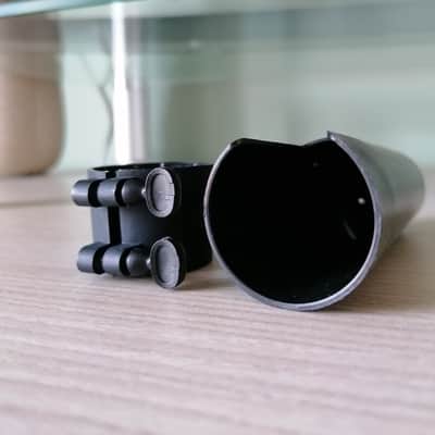 Rare Selmer USA Antony Gigliotti ligature and cap for hard rubber tenor sax mouthpiece. image 3