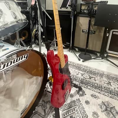 Fender Squier Dimension Bass 2016 - Cherry Red image 2