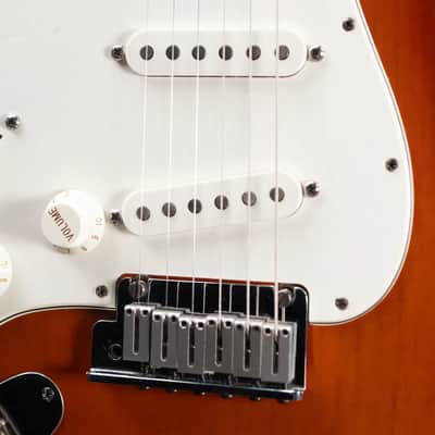 Fender 1996 American Standard Stratocaster Left-Handed Brown Sunburst with Hardshell Case - Used image 9