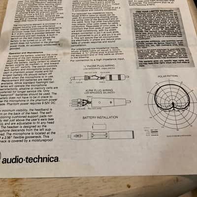 Audio-Technica ATM73 Head Worn Condenser Microphone for Wireless system image 5