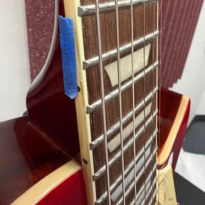 Vintage V100MWR Reissued Series Single Cut  - Wine Red image 4