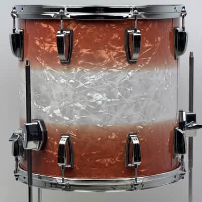 Ludwig 20/12/14/16" Classic Maple Two-Downbeat Outfit - Exclusive Fire Burst Pearl image 13