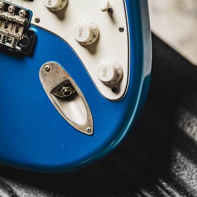 Xotic USA California Classic XSC Pro-2 SSH Light Aging-Lake Placid Blue w/Roasted Flame Maple Neck & FB image 3