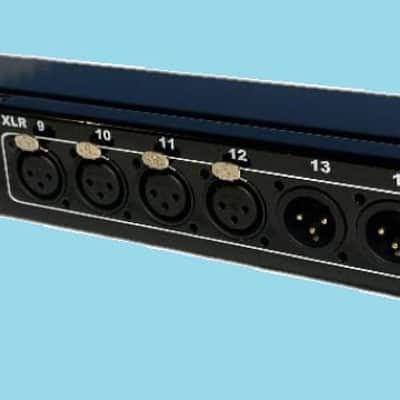 Mamba 16 Point [12 in x 4 out] 1RU XLR to XLR Patch Bay image 2