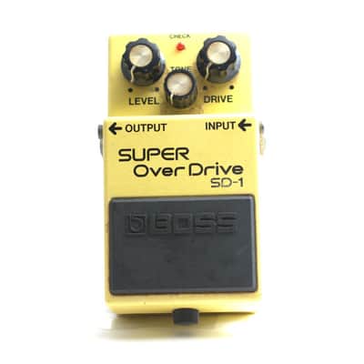 BOSS SD-1 Super OverDrive JRC4558DD Chip Made in Taiwan 1992 w/ Box image 2