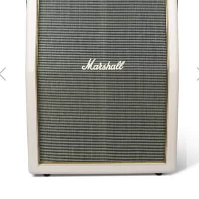 Marshall Origin ORI212A 150-Watt 2x12" Vertical Angled Guitar Speaker Cabinet 2023 - Cream image 2