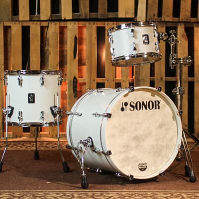 Sonor SQ1 Birch Satin Pure White Drum Set - 20x16,12x8,14x13 image 1
