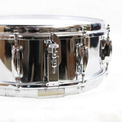 Vintage 70's Slingerland Model No. 141 Festival 5"x14" 8-Lug Chrome Over Steel Snare Drum image 7