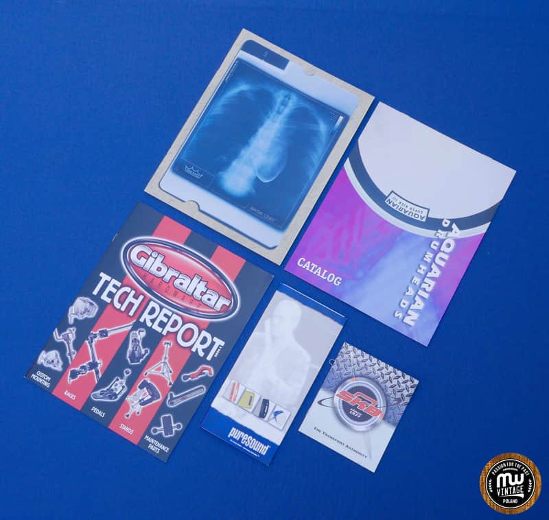 5 x Drums Catalogs - Remo, Aquarian, Skb, Puresound Gibraltar 2000s image 1