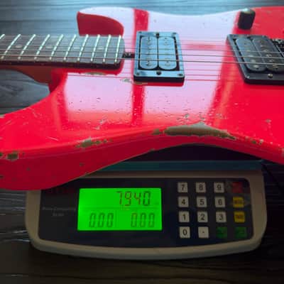 Friedman Cali Aged Guitar - Hot Pink (Medium/Heavy Aging) image 12