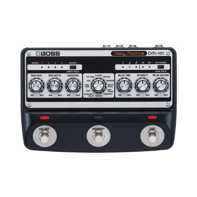 BOSS DM-101 Delay Machine | Ultimate Analog Delay Pedal with Advanced Technology | Warm, Saturated & Highly Musical Tone | 12 Unique Modes | Stereo Operation | 127 User Memories | MIDI I/O image 1