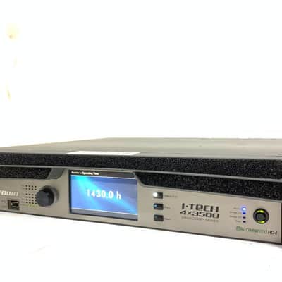 Crown I-Tech 4X3500HD Power Amp WITH/Speakon Post 1430 Hrs #0159 (One)True Heart Sound image 4
