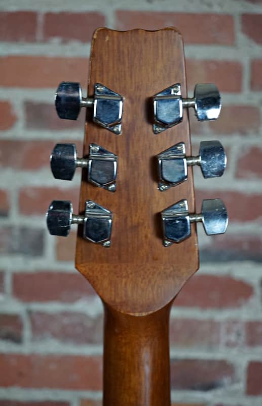 Vantek Acoustic Guitar Dreadnaught by Vintage VIS 1 1980'S Natural