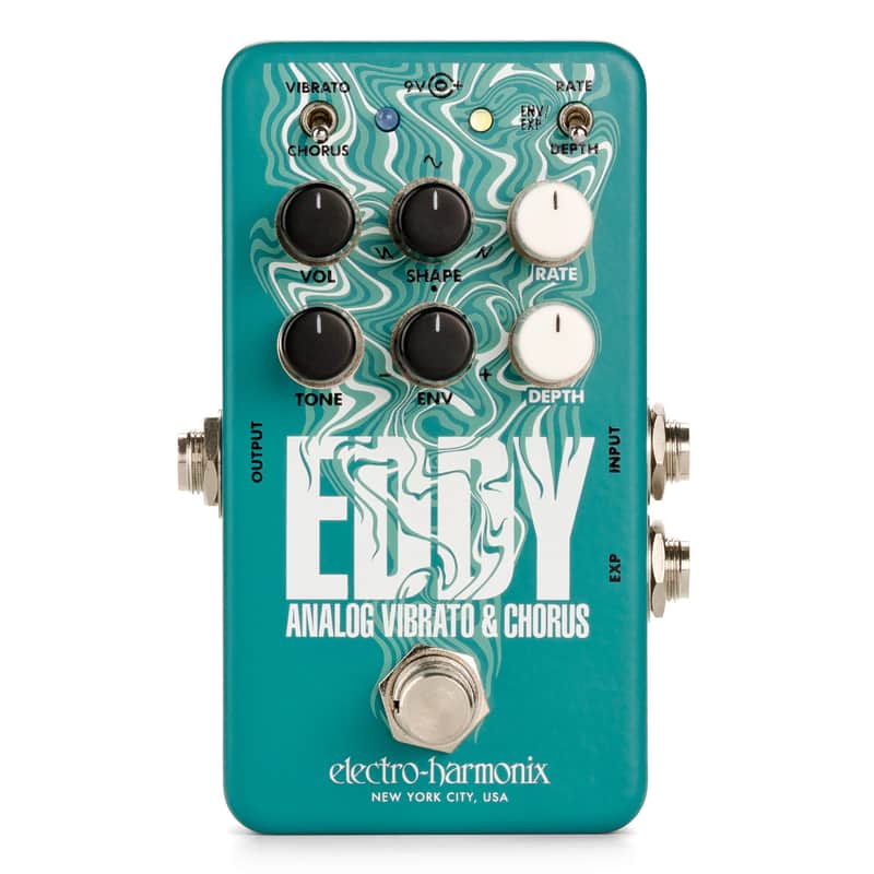 Electro-Harmonix EDDY Analog Vibrato & Chorus Pedal image 1
