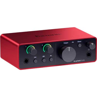 FOCUSRITE SCARLETT4-SOLO Scarlett G4 - Scarlett Solo 4th Gen - 2 in / 2 out - USB-C image 1