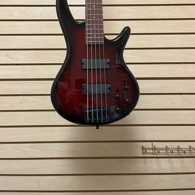 Ibanez GSR205SM-CNB Gio 5-String Charcoal Brown Burst image 2