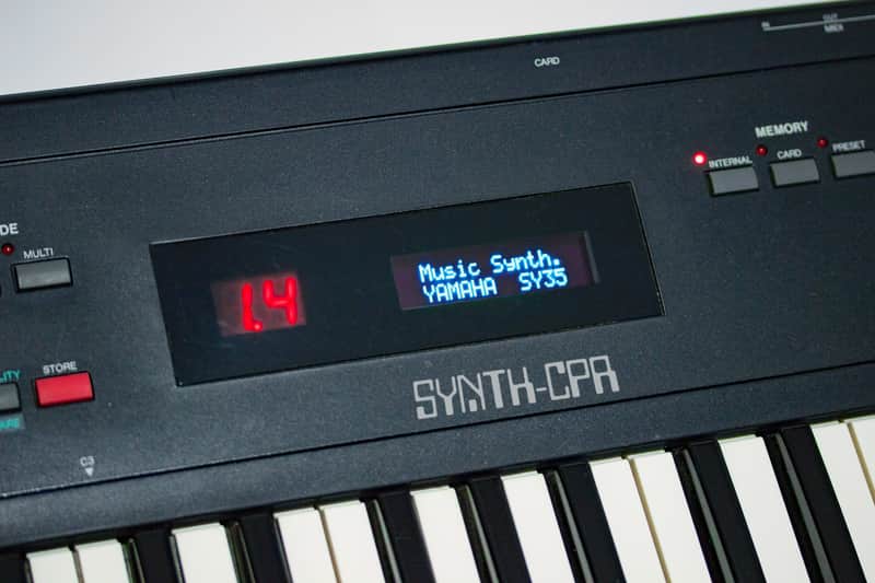 Yamaha SY35 OLED Display Screen Upgrade *Blue* | Reverb