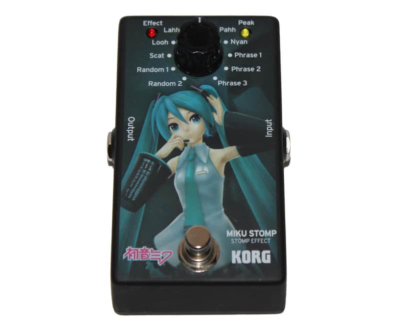 Korg Miku Stomp Vocaloid Guitar Effect Pedal image 1