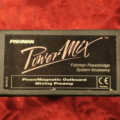 Fishman PowerMix Piezo/Magnetic Outboard Preamp – NOS / MIB – Perfect for Hybrid Setups image 2