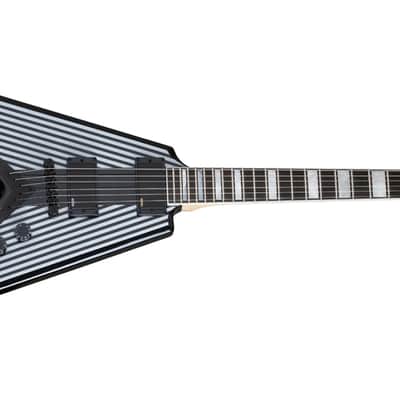 Wylde Audio Viking V Pinstripe EMG 81/85 Zakk Wylde V Shape Electric Guitar image 11