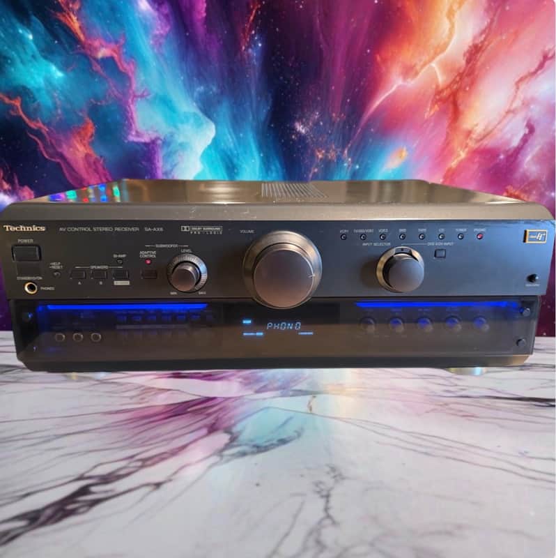 Technics SA-AX6 5.1 A/V Receiver Dolby Pro Logic AM/FM 340W Freshly Serviced🔥🎶