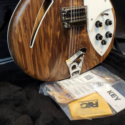 Rickenbacker 360/12 Walnut 12-String Hollowbody Guitar, Maple FB, Stereo, HSC image 5