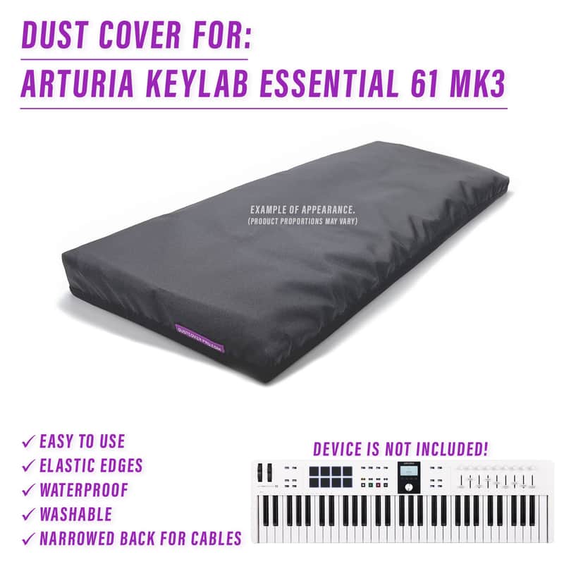 DUST COVER for Arturia KeyLab Essential 61 Mk3 image 1