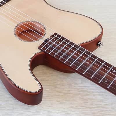 Custom Silent Classical Guitar, Solid Spruce Top Body, Mahogany Neck image 8