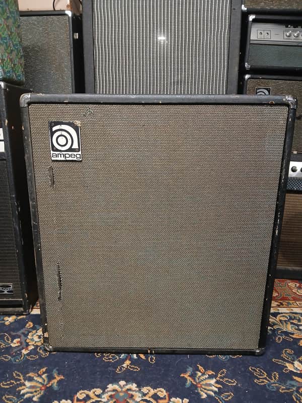 Ampeg V4 4x12 Guitar Bass Speaker Cabinet Early 1970s Original CTS Speaker image 1