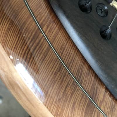 Fbass F-Bass Alain Caron AC5 Custom, 34" Scale, Flamed Redwood top! 2013 image 11