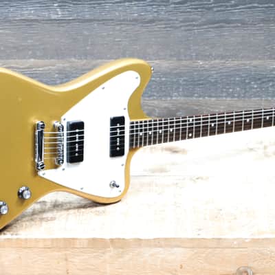 Eastwood Guitars Stormbird Gold Solid Basswood Body El. Guitar w/Bag #1301087 image 9