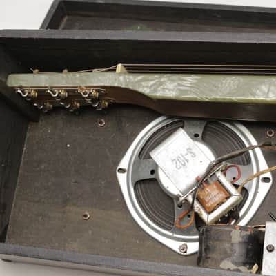 Pre-WWII 1941 Sears / Silvertone 2323 Hawaiian Lap Steel w/ Tube Amp In Case image 18