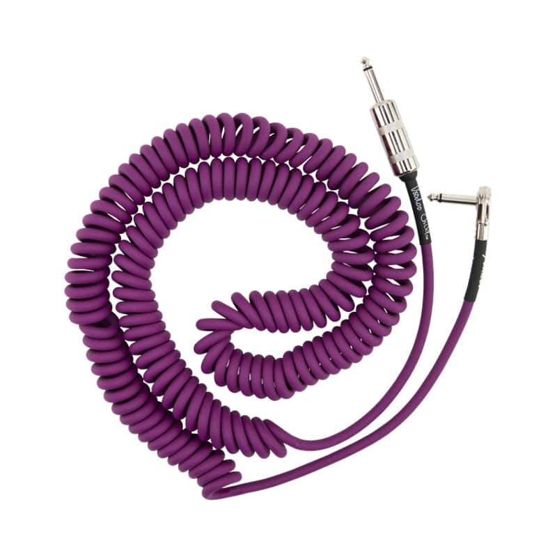 Fender Jimi Hendrix Voodoo Child Coiled Cable, 30', Purple image 1