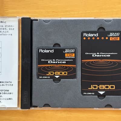 Roland SL-JD80-02 Drums & Percussion Dance ROM Card SET // JD-800 & 990 image 3