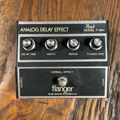 Pearl F-604 Flanger Analog Delay Effect s/n 508453 70's Japan image 5