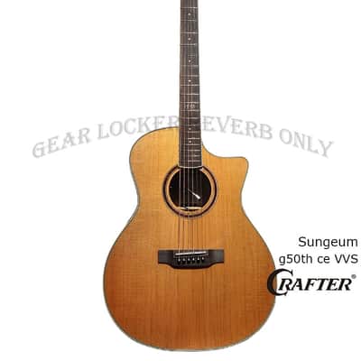 50th Anniversary Crafter SungEum G-50th ce VVS vintage voicing torrefied spruce & rosewood guitar image 1