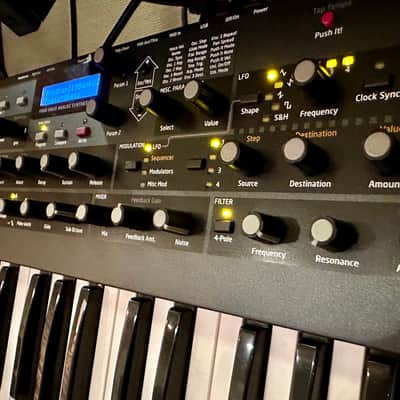 Dave Smith Instruments Mopho x4 44-Key 4-Voice Polyphonic Synthesizer 2013 - 2018 - Black with Wood Sides image 3