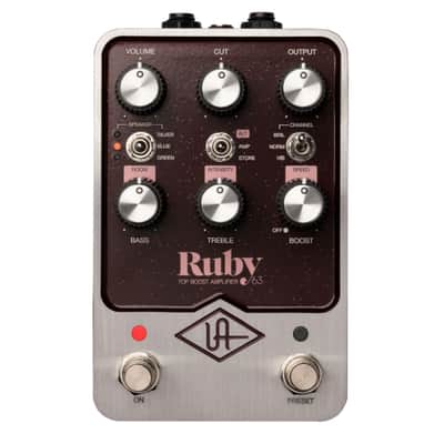 Universal Audio Ruby ’63 Top Boost Amplifier 2022 - Present - Ruby / Silver image 1