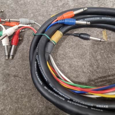 Hosa 8 Channel Hi-Definition Recording Snake Pair - Pro Audio Connection - Excellent image 10