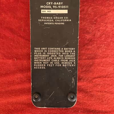Vintage 1970s Thomas Organ Cry Baby Model 95 image 6