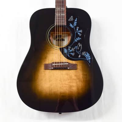 Epiphone Eric Church Signature Hummingbird Dark Studio - Cobra Burst image 1