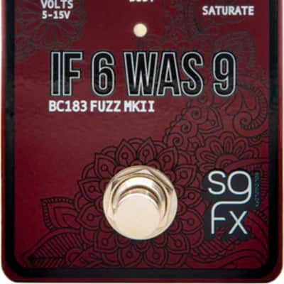 SolidGoldFX If 6 Was 9 MKII Fuzz Effects Pedal image 1